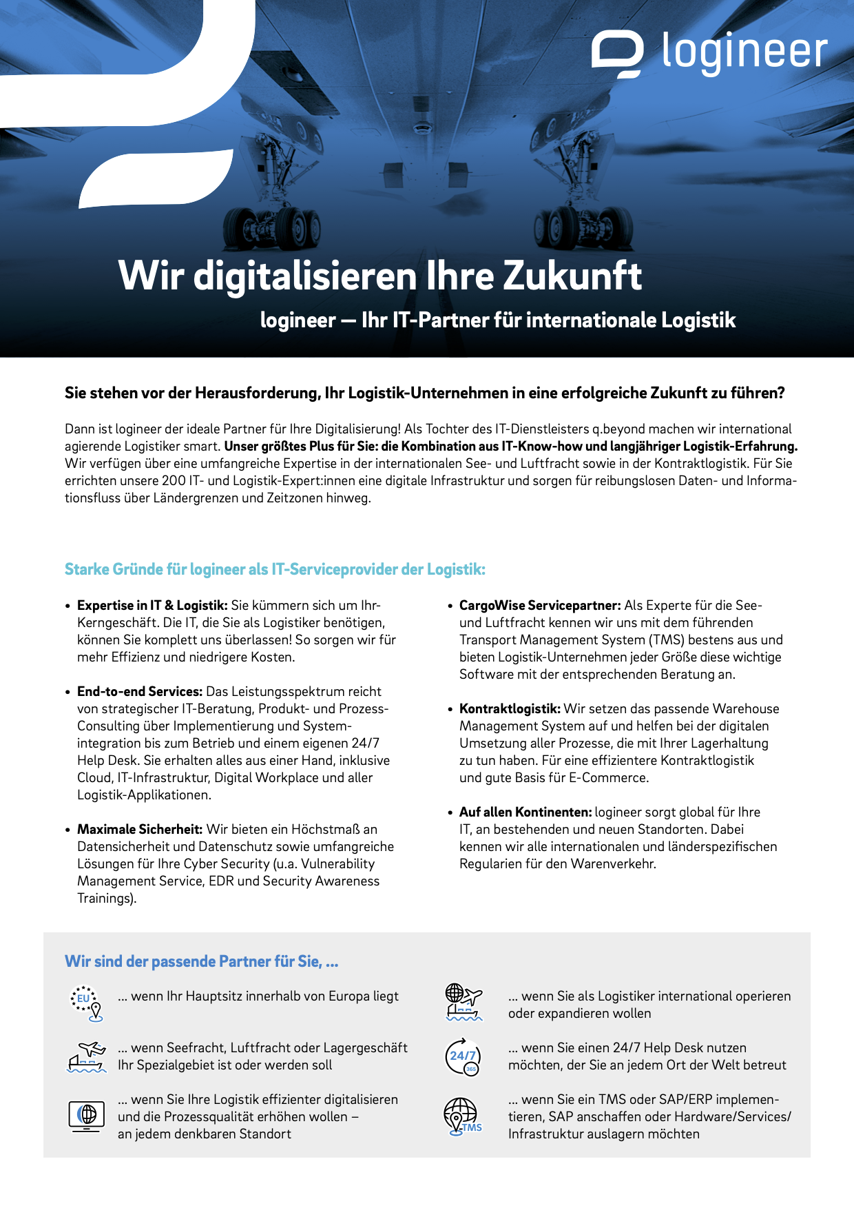 Unternehmensflyer