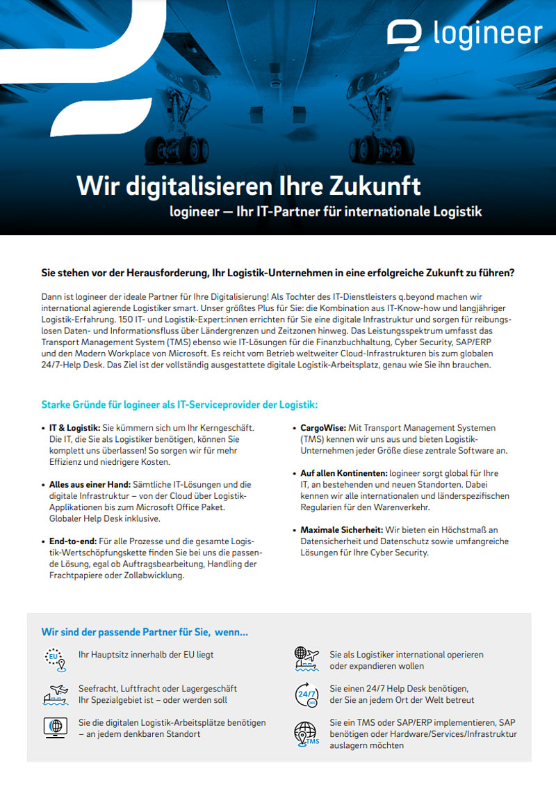 logineer Onepager